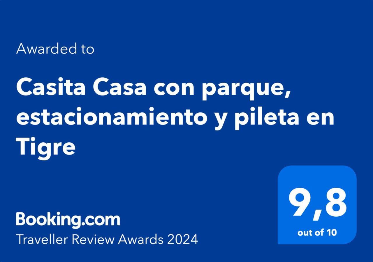 فيلا Casita Casa Con Parque, Estacionamiento Y Pileta En تيغري المظهر الخارجي الصورة